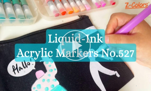 Liquid-Ink Acrylic Markers