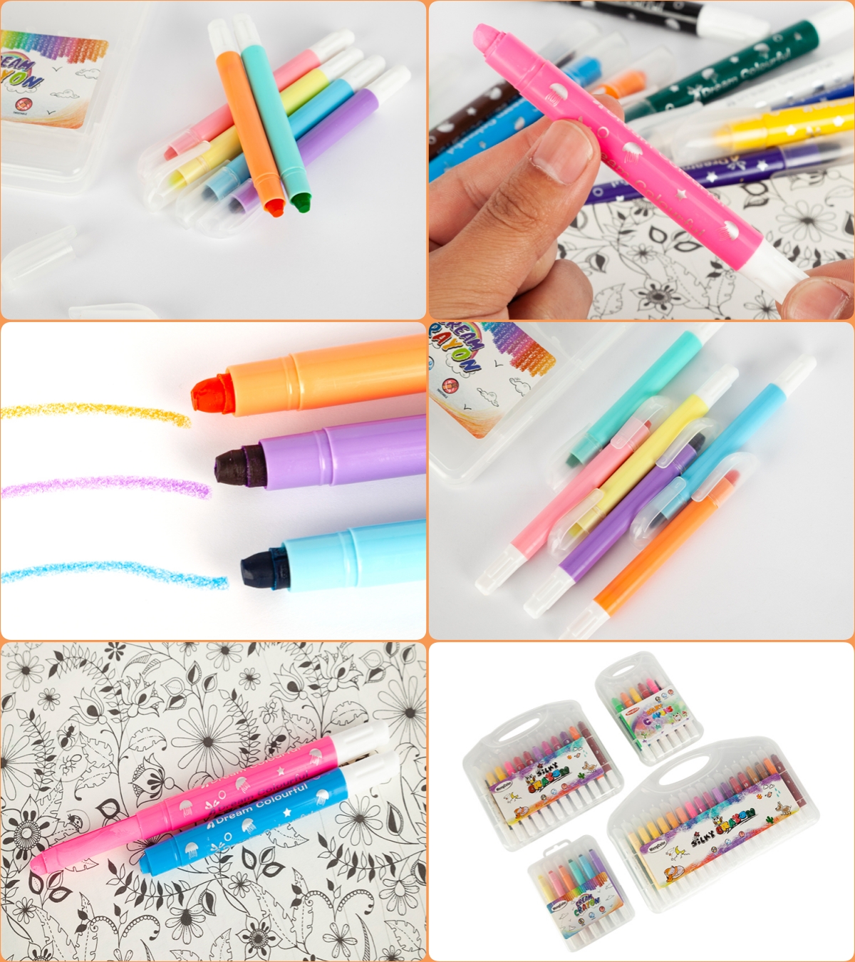 Twisted Silky Crayons