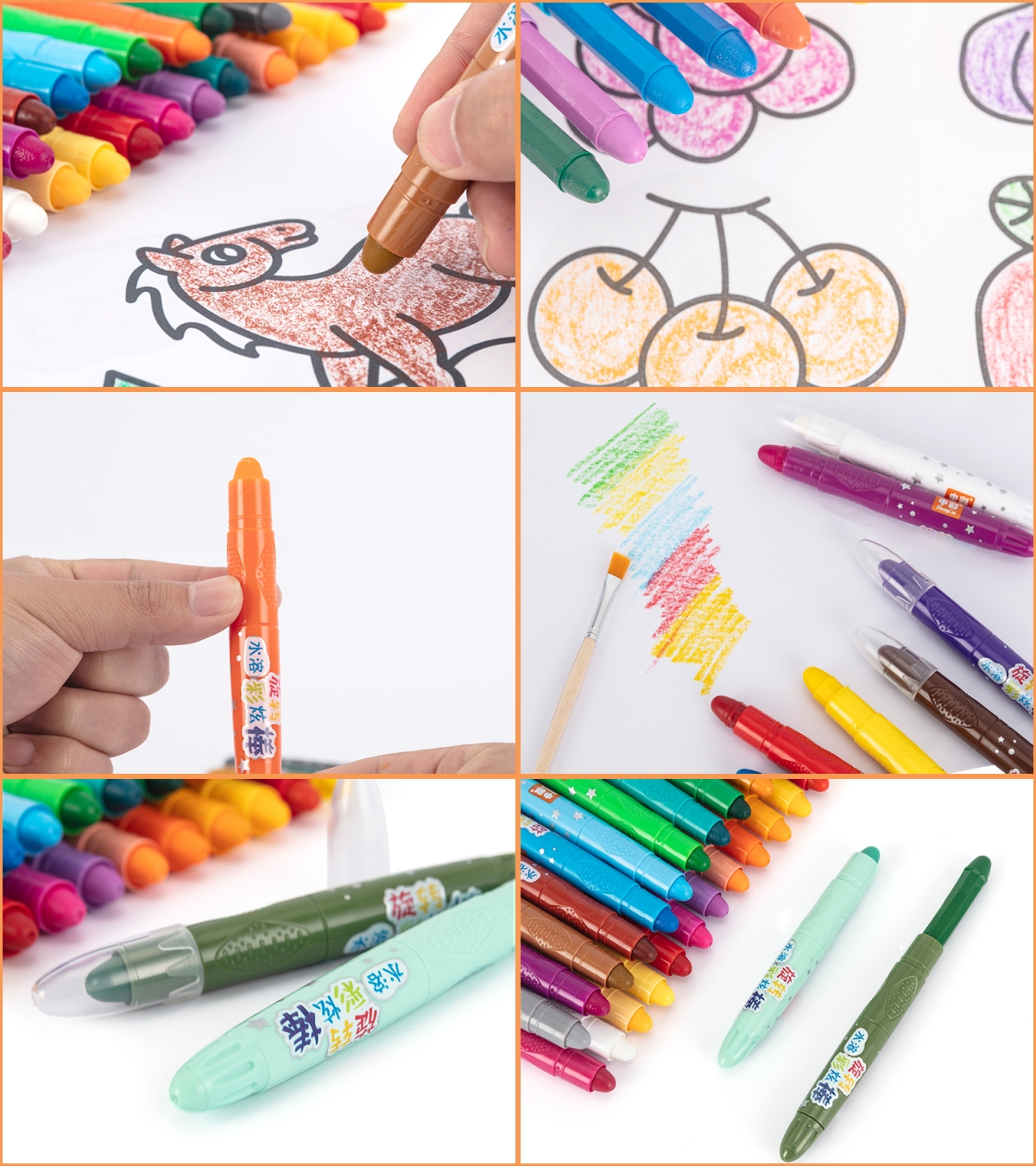 Bright Silky Crayon