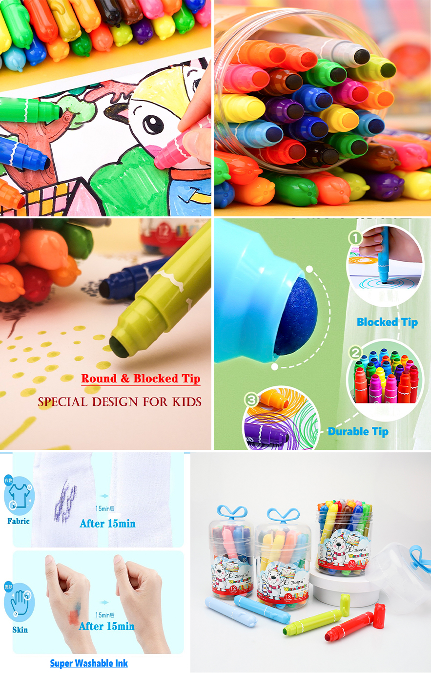 washable markers