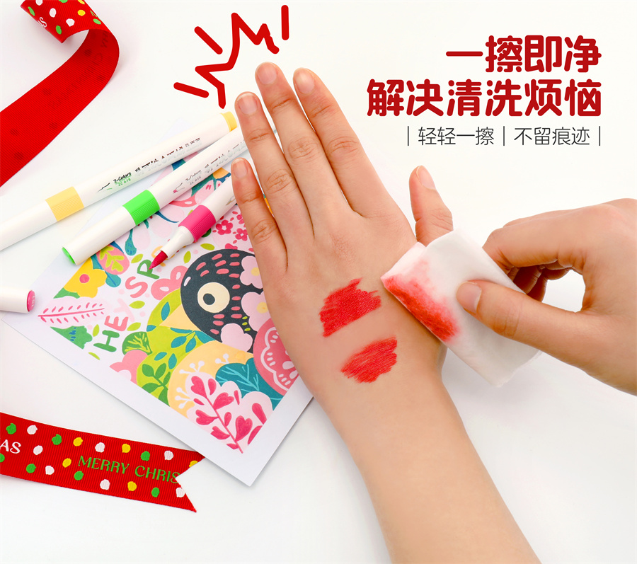 Zhongcai Stationery Washable Acrylic Marker Pen