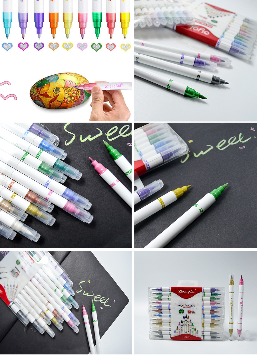 Twin Metallic Markers