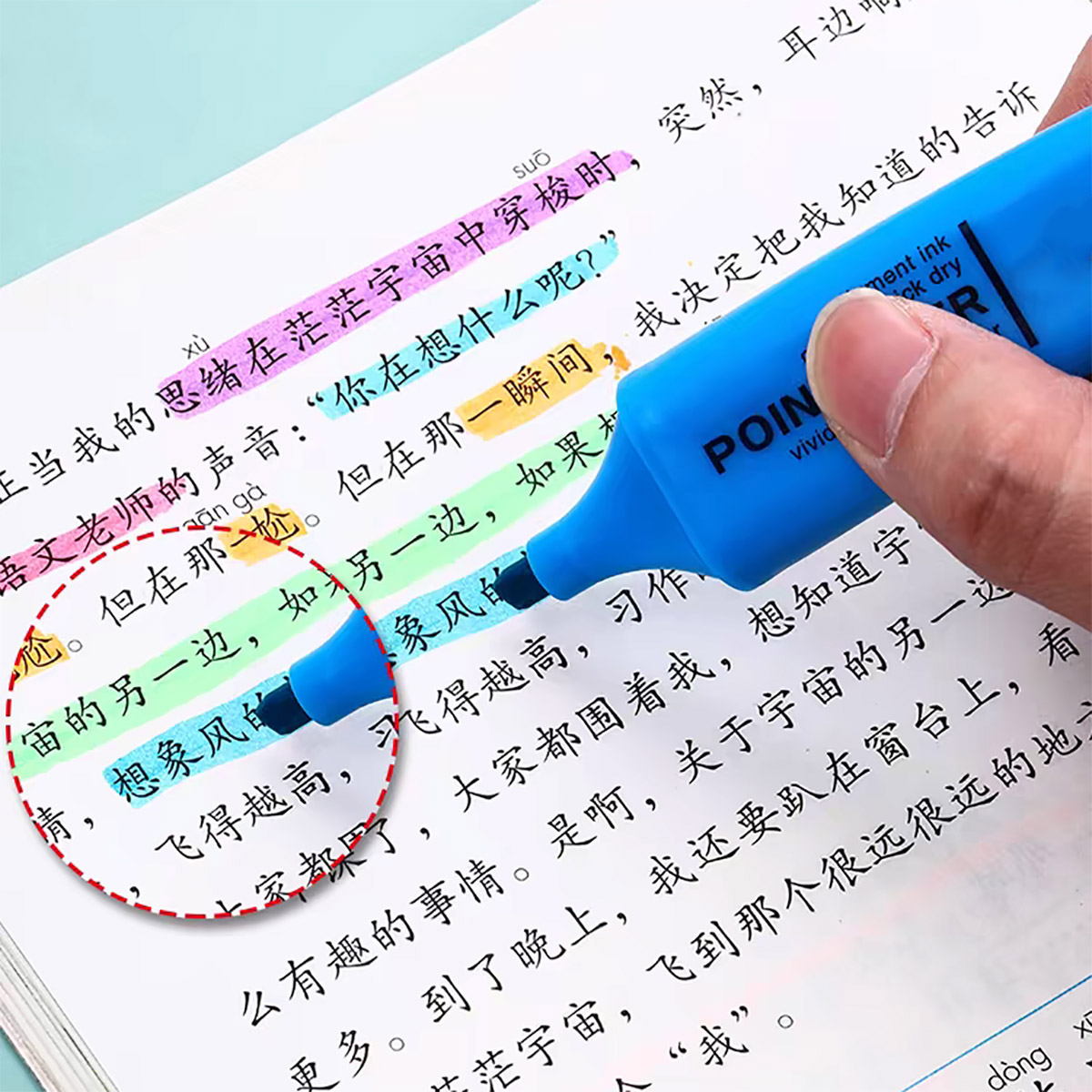 Glitter Highlighter Pen