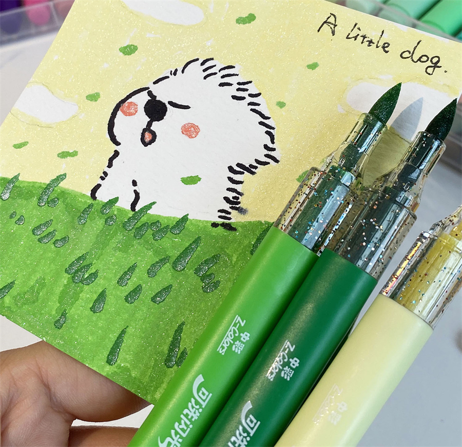 Washable Glitter Marker