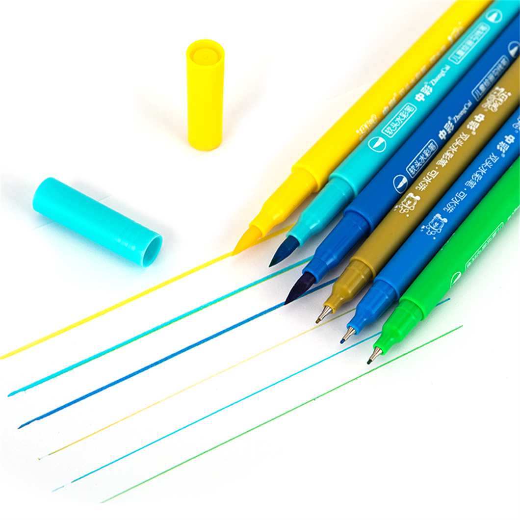 double ended watercolor brush pens