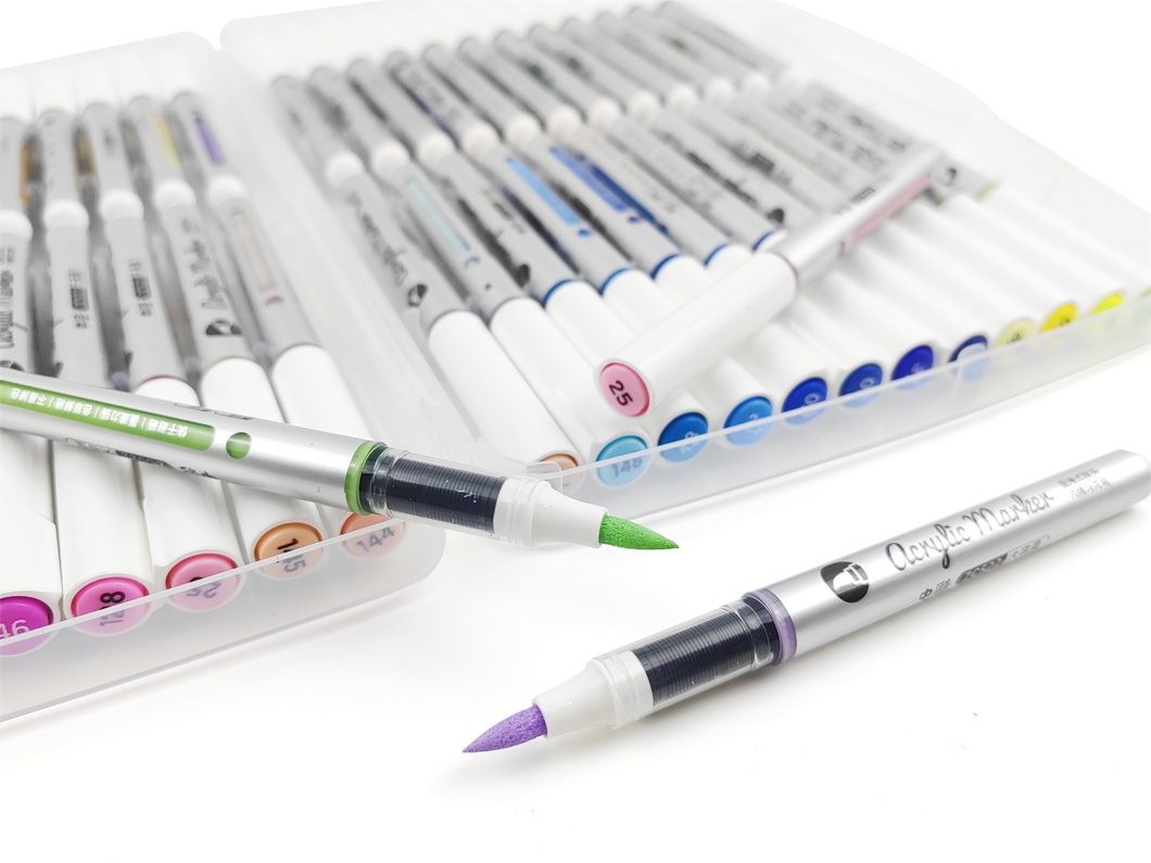 acrylic brush markers