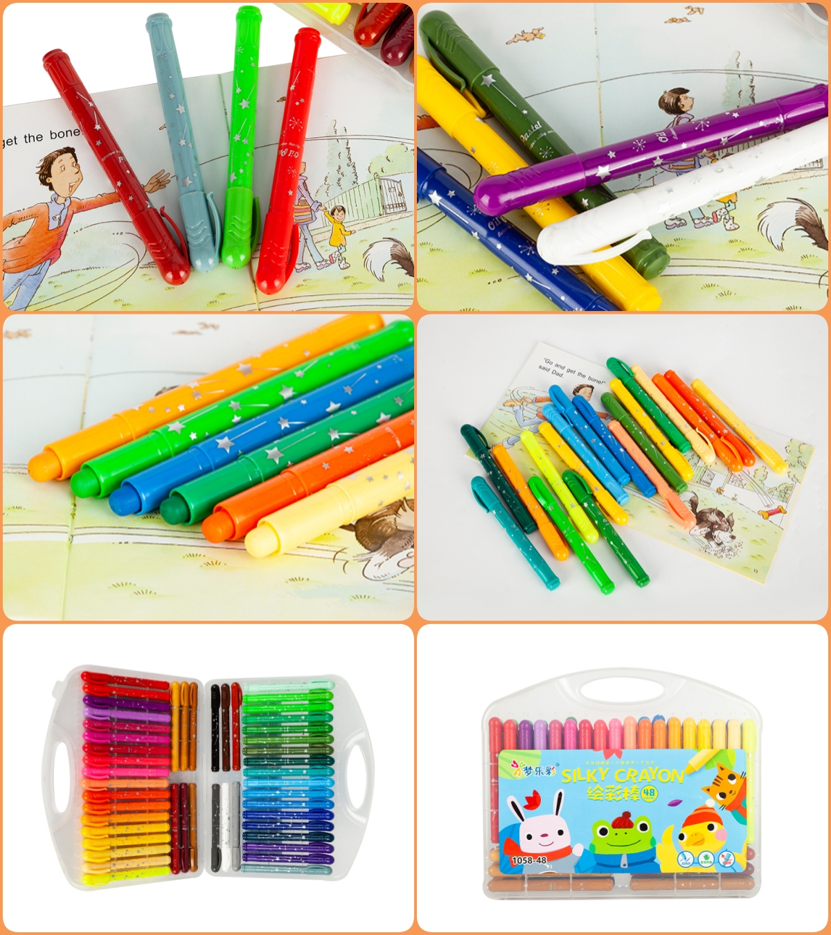Silky Crayon for Kids