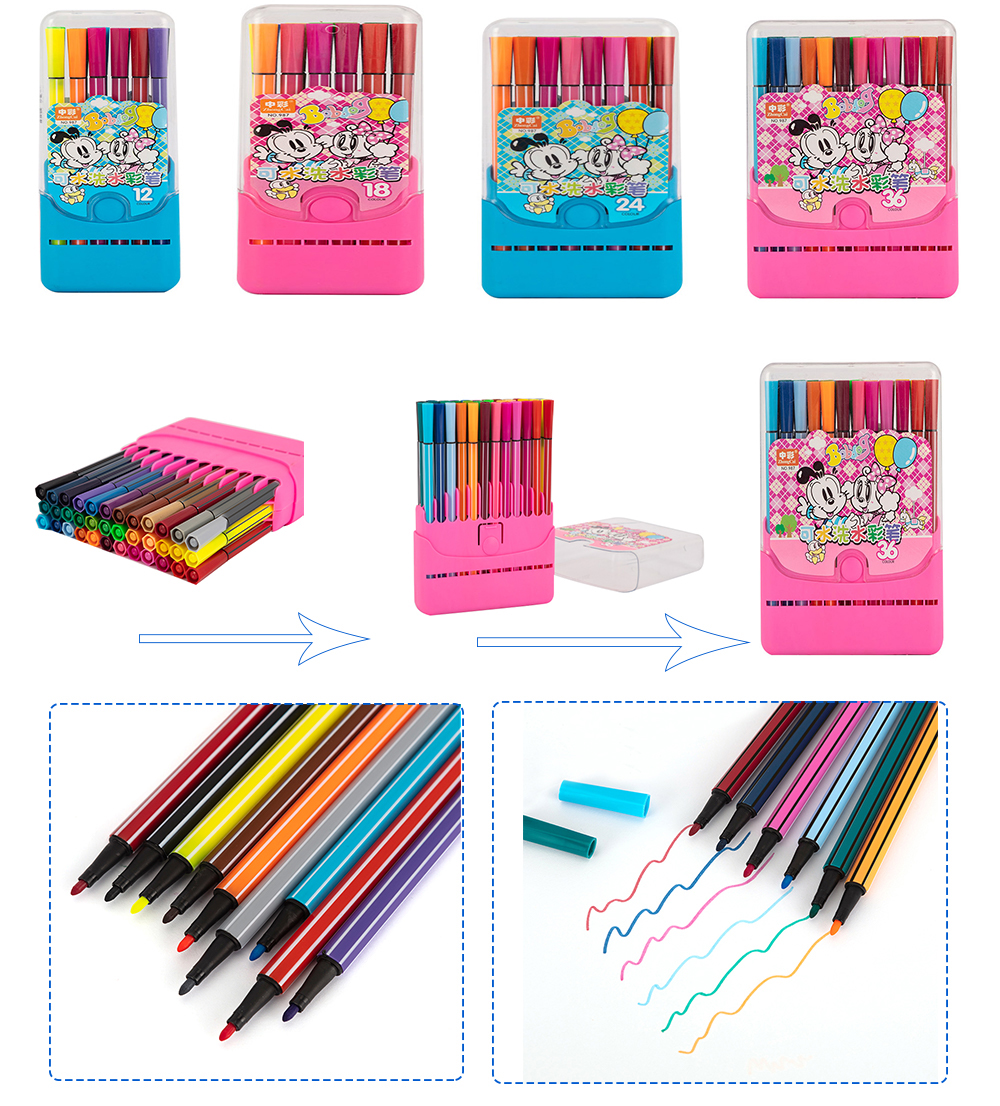 Fiber Tip Water Color Pen