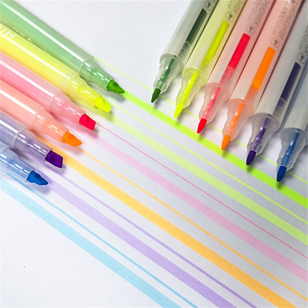 Double Tip Highlighter Pens