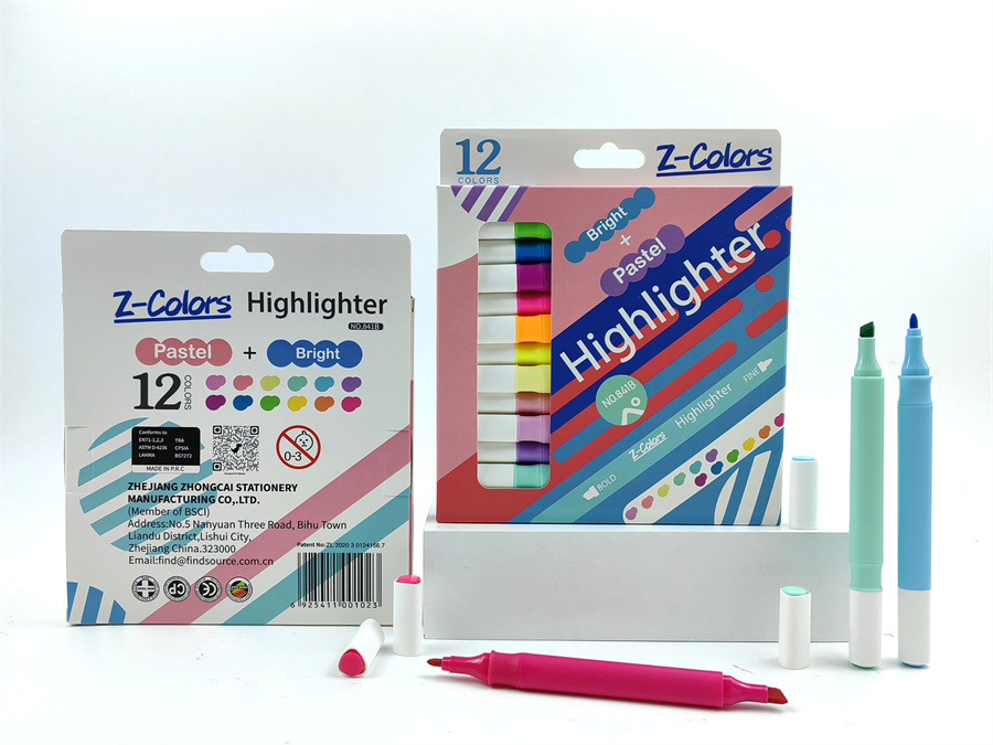 Highlighter Marker Pen Set
