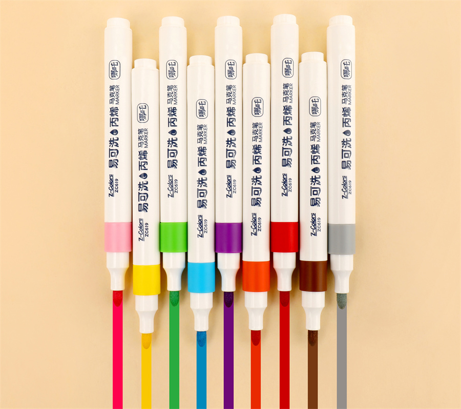 European Standard Nezha Washable Acrylic Marker Pen