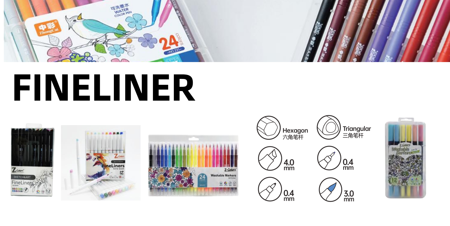 Waterproof Fineliners