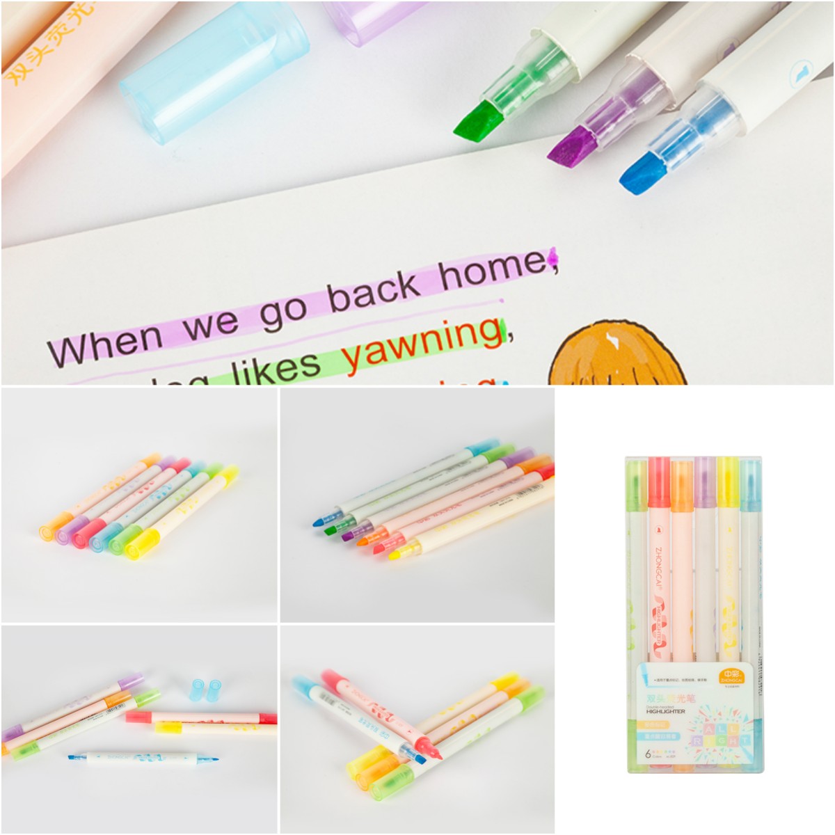 Dual Tips Highlight Pen