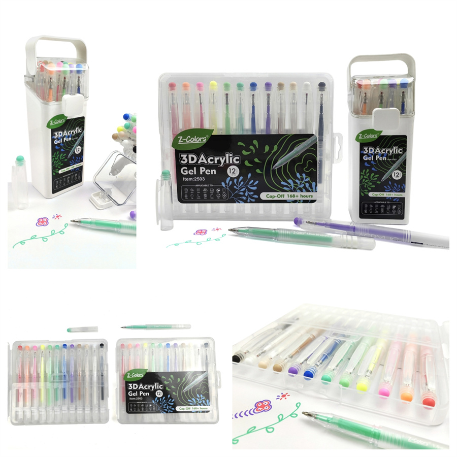 3D acrylic marker pens