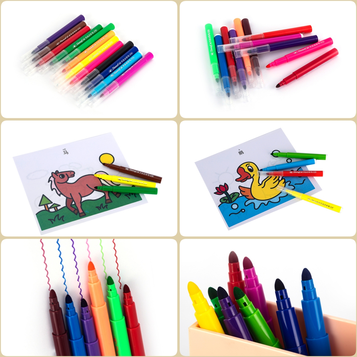 wide washable markers
