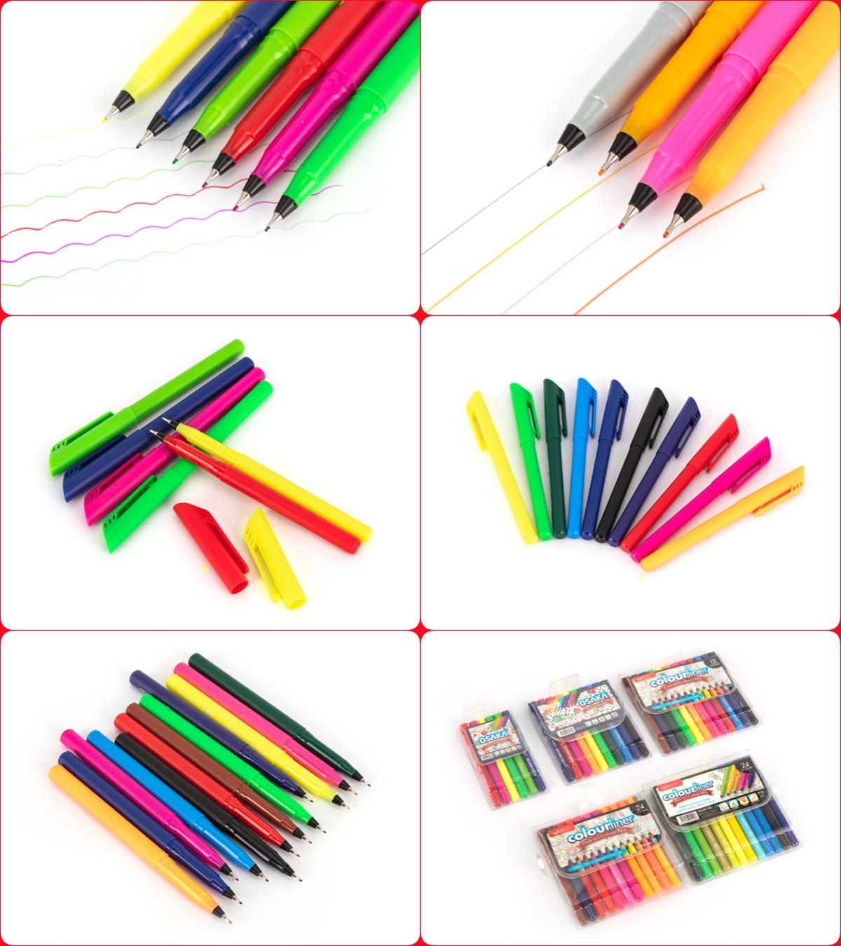 Fineliner Marker Pens