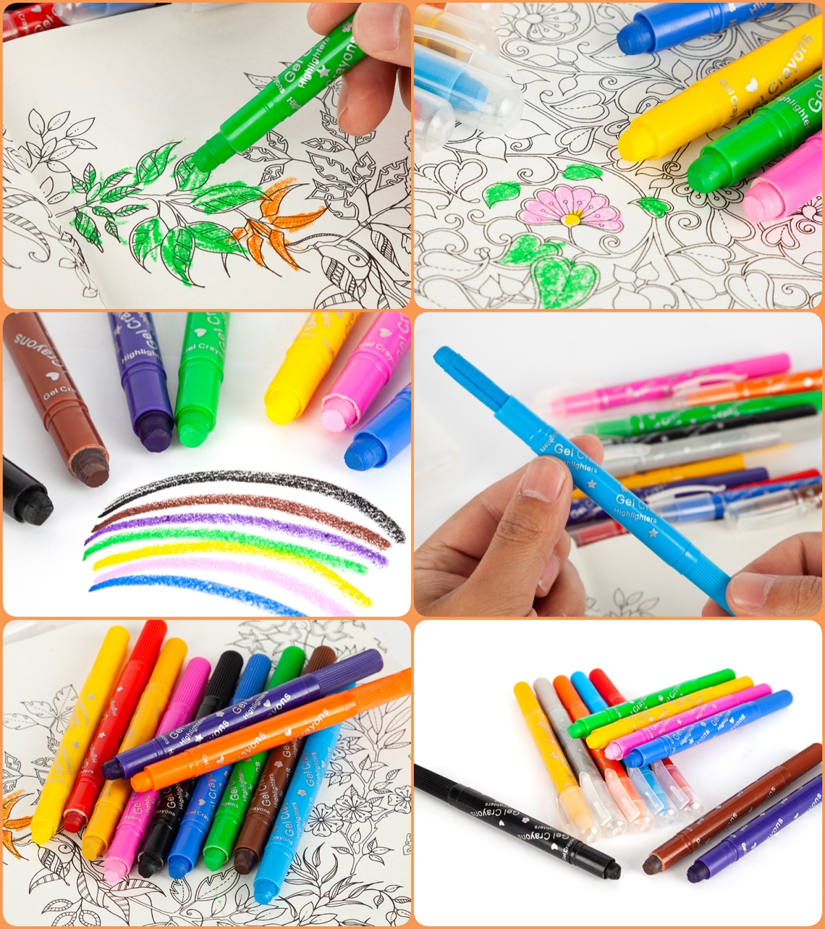 Oil Paint Silky Crayon