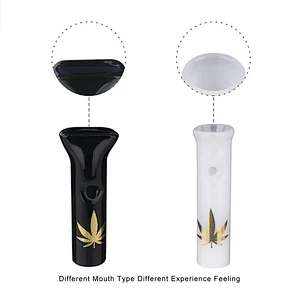 Reusable glass cigarette holder DIY cigarette filter