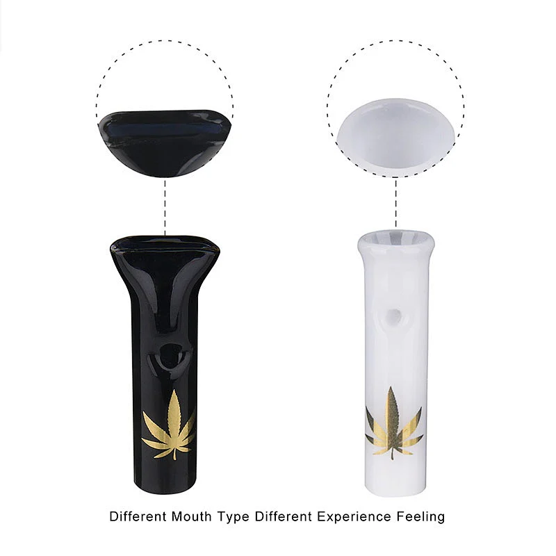 Reusable glass cigarette holder DIY cigarette filter