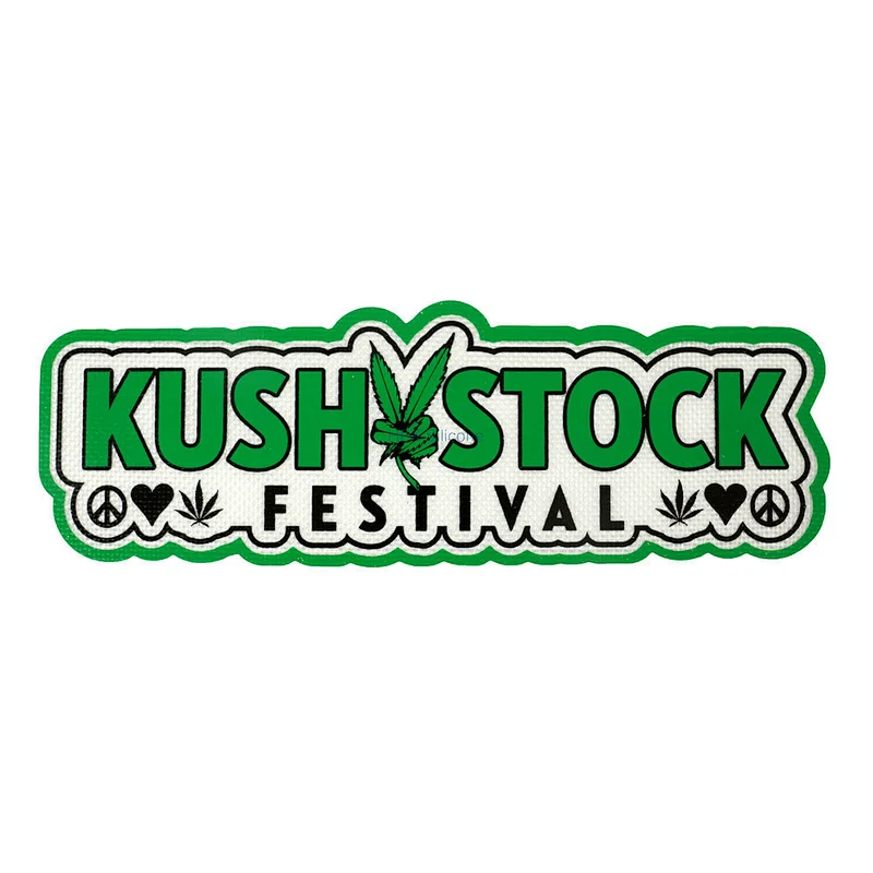 A Wholesale Square Non-stick Silicone Dabs Mat Customized Logo Dabs Wax Concentrate Silicone Baking Mat