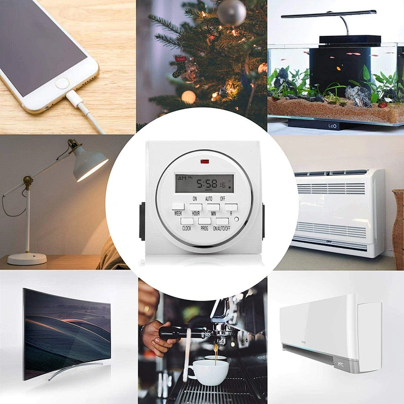 Heavy duty digital programmable timer switch