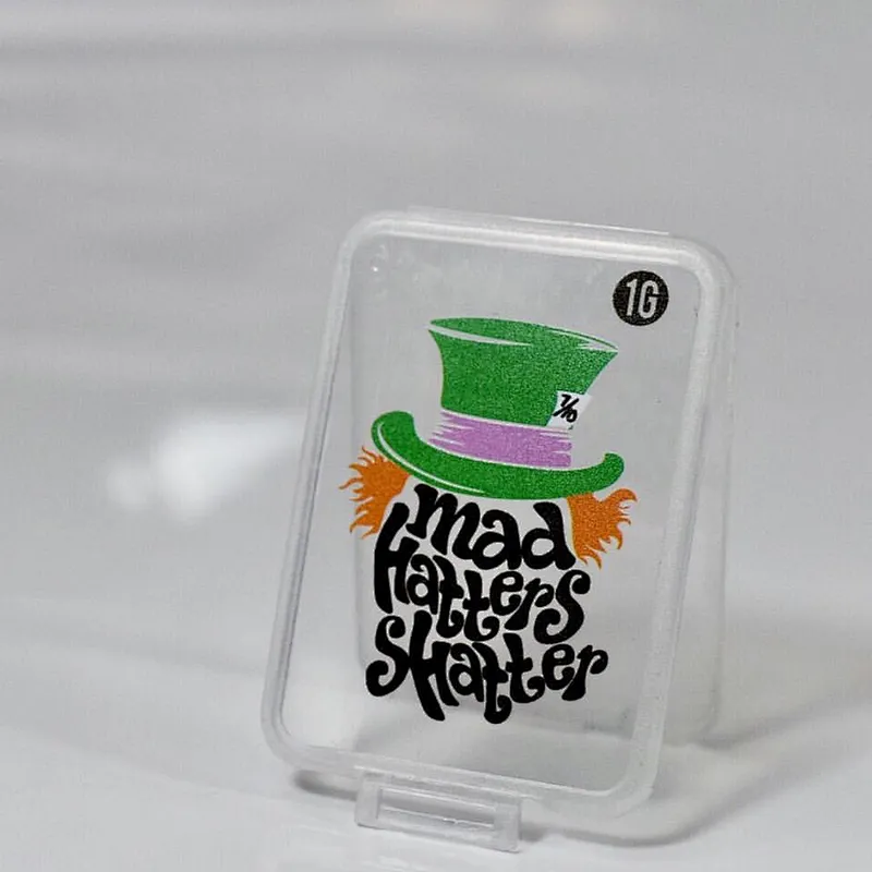 GG60 Wholesale Shatter Containers, 1ml Slim Shatter Case, Plastic Shatter Concentrate Container