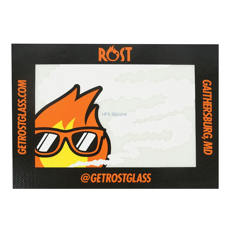 A Wholesale Square Non-stick Silicone Dabs Mat Customized Logo Dabs Wax Concentrate Silicone Baking Mat