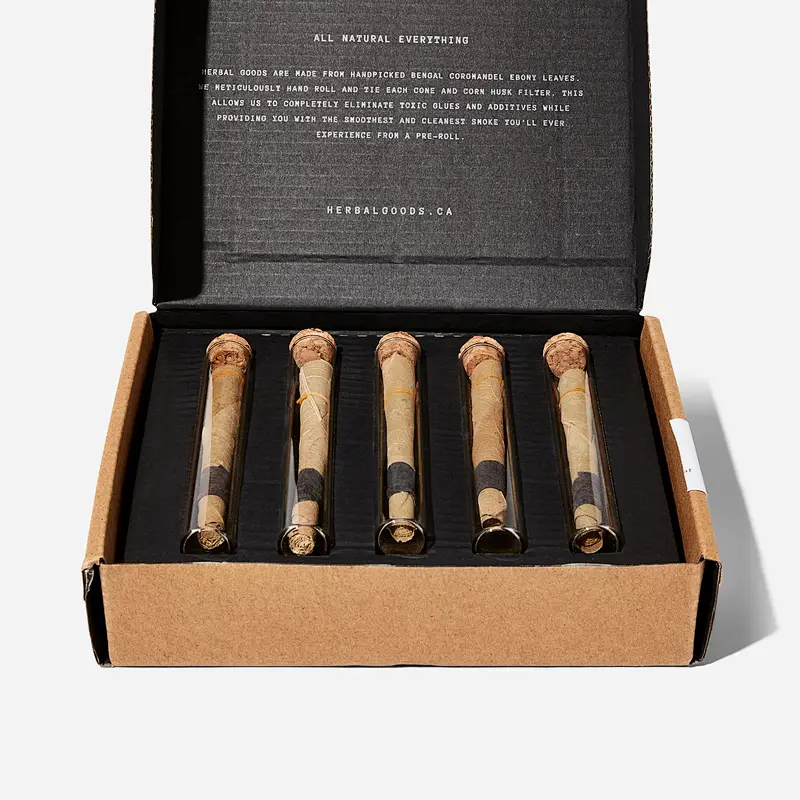 Cones Classic King Size | Natural Pre Rolled Rolling Paper with Tips & Packing Sticks Included