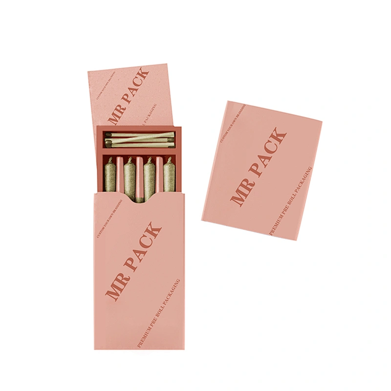 Pre Roll Cones Slide Paper Packaging box Empty Cardboard Pre Roll Cigarette Box,King Size Pre Roll Tubes,Smell Proof Pre Roll Packaging