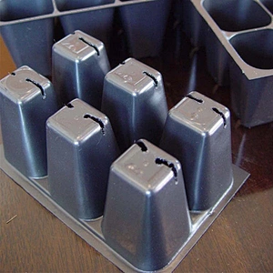 Seedling Starter Trays, 144 Cells: (24 Trays; 6-Cells Per Tray), Plus 5 Plant Labels