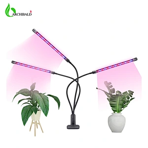 80W 4 Head Timing 80 LED 9 Dimmable Levels Plant LED Grow Lights for Indoor Plants with Red Blue Spectrum,Grow Light