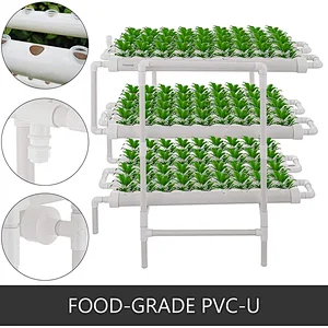 A 3 Layers 108 Plant Sites Hydroponic Site Grow Kit 12 Pipes Hydroponic Growing System Water Culture Garden Plant System