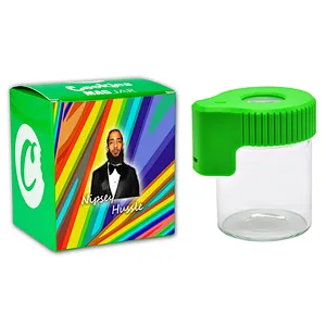 A MR PACK Plastic Glass Light-Up LED Glow Air Tight Transparent Storage Magnifying Viewing Jar