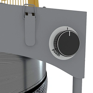 3 speed Pro 110v Hydroponic Trimmer Leaf Bud Trim Reaper with 6 extra blade & bag