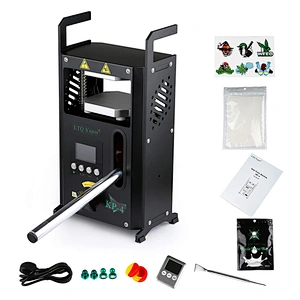 A 2020 New Rosin Tech Heat Press Machine Kp-4 Dual Heat Plates Manual Rosin Dab Press