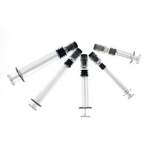 B Hot Sale Empty Small Sizes Food Grade Disposable  Injection Injector Connector Container Plastic Syringe