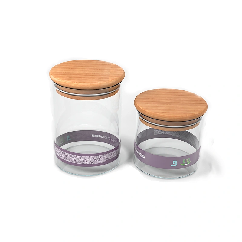 Small glass jars, wholesale glass jars with wooden lids