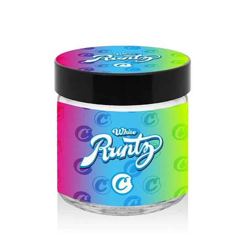 60ML 3.5g glass jar for sealed storage round packaging children's weed-proof jar