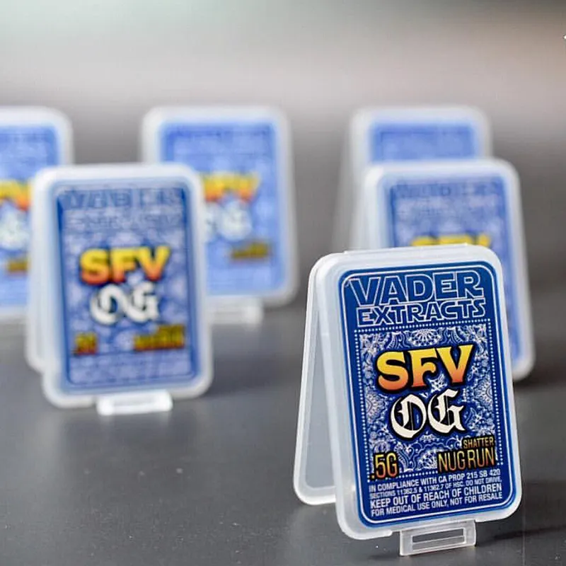 GG60 Wholesale Shatter Containers, 1ml Slim Shatter Case, Plastic Shatter Concentrate Container