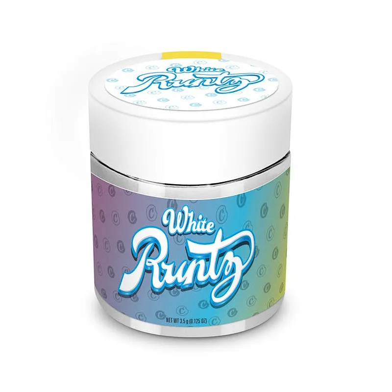 60ML 3.5g glass jar for sealed storage round packaging children's weed-proof jar