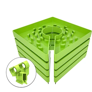 Garden Plant Grow Cap for Rock Wool Cube Nursery Trays & Lids