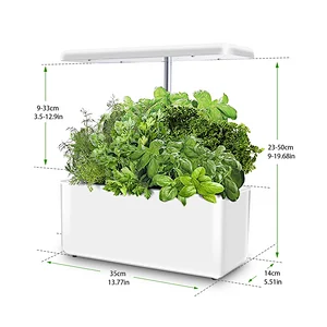 Indoor Intelligent Hydroponic Garden LED Light Growing Hydroponic Systems can be used as a lamp With 7 slots