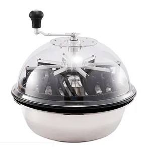 Upgraded Gears Sharp 16-Inch Leaf Bowl Trimmer Machine Twisted Spin Cut for Plant Bud & Flower