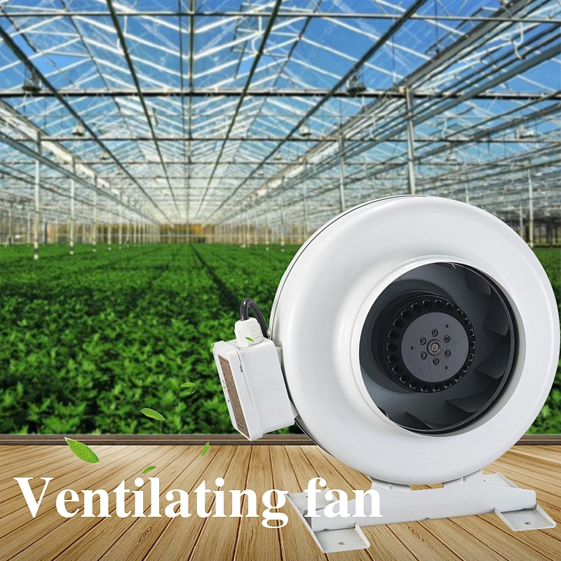 Built-in duct fan ventilation fan for growing tents