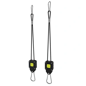 Plant reflector, ratchet rope hanger,