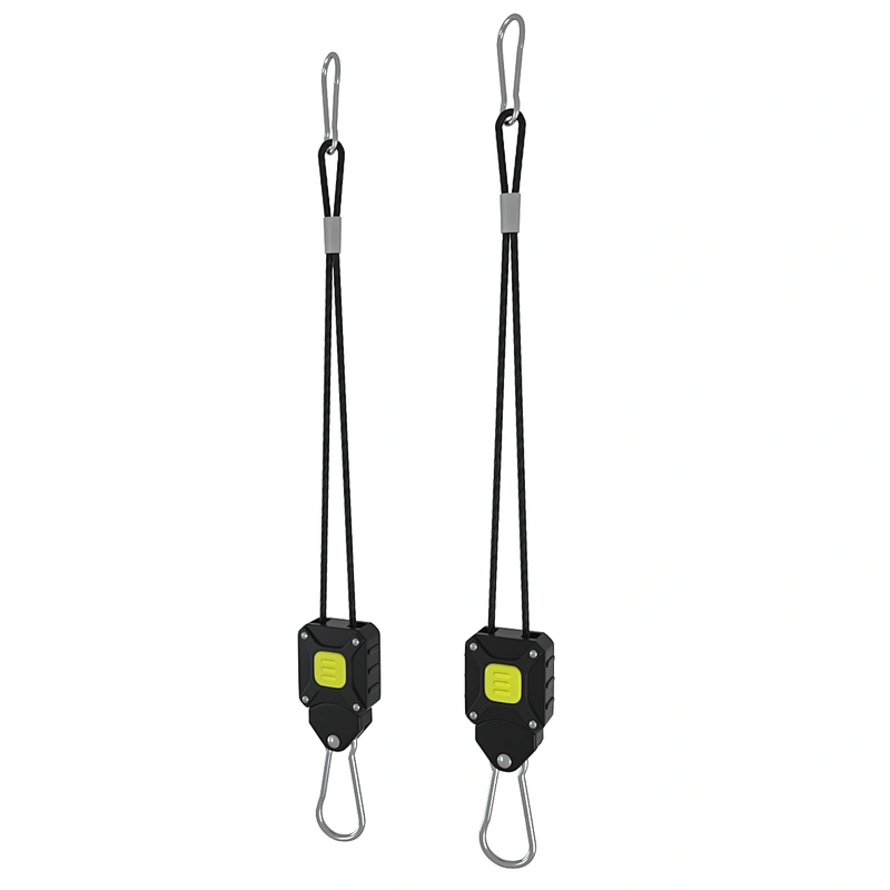 Plant reflector, ratchet rope hanger,
