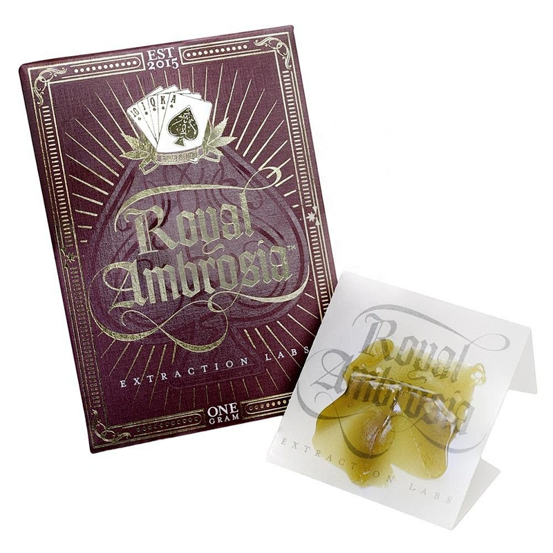 Original Black Gold Coin Foil Concentrate packaging Extract Shatter Wax Envelopes
