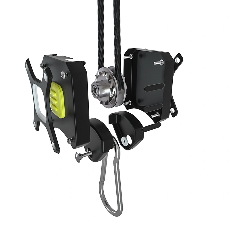 Plant reflector, ratchet rope hanger,