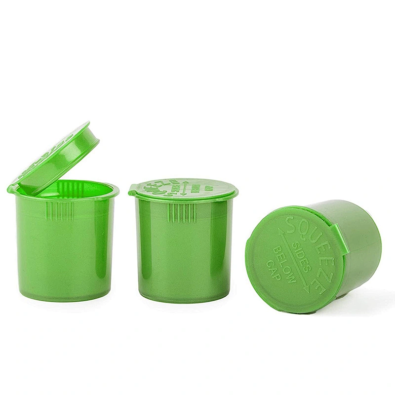 Count Case Clear Dry Herb Pop Top Vial Container Bottles Packaging 30 Dram Size 150 Test Tube