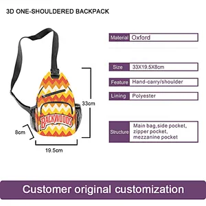 Pack of 3 backpacks, Backwood printed laptop bag, travel shoulder bag, school bag